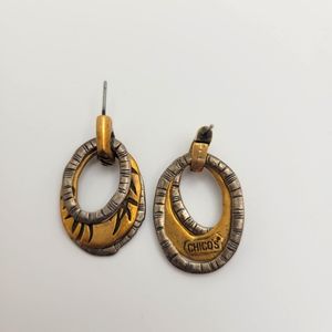 Chico's Mixed Metal Post Earrings